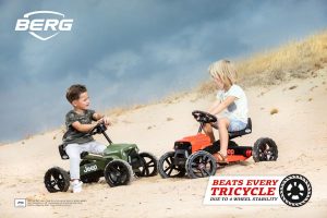 מכונית פדלים לילדים דגם Buzzy Jeep Sahara של חברת BERG