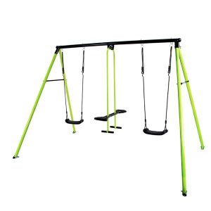 נדנדה לילדים מתכת בצבע ליים דגם Cancan Classic Lime תוצרת Horby Bruk שוודיה