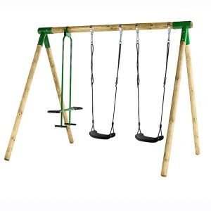 נדנדה לילדים מעץ דגם  Wooden swing classic תוצרת Horby Bruk שוודיה