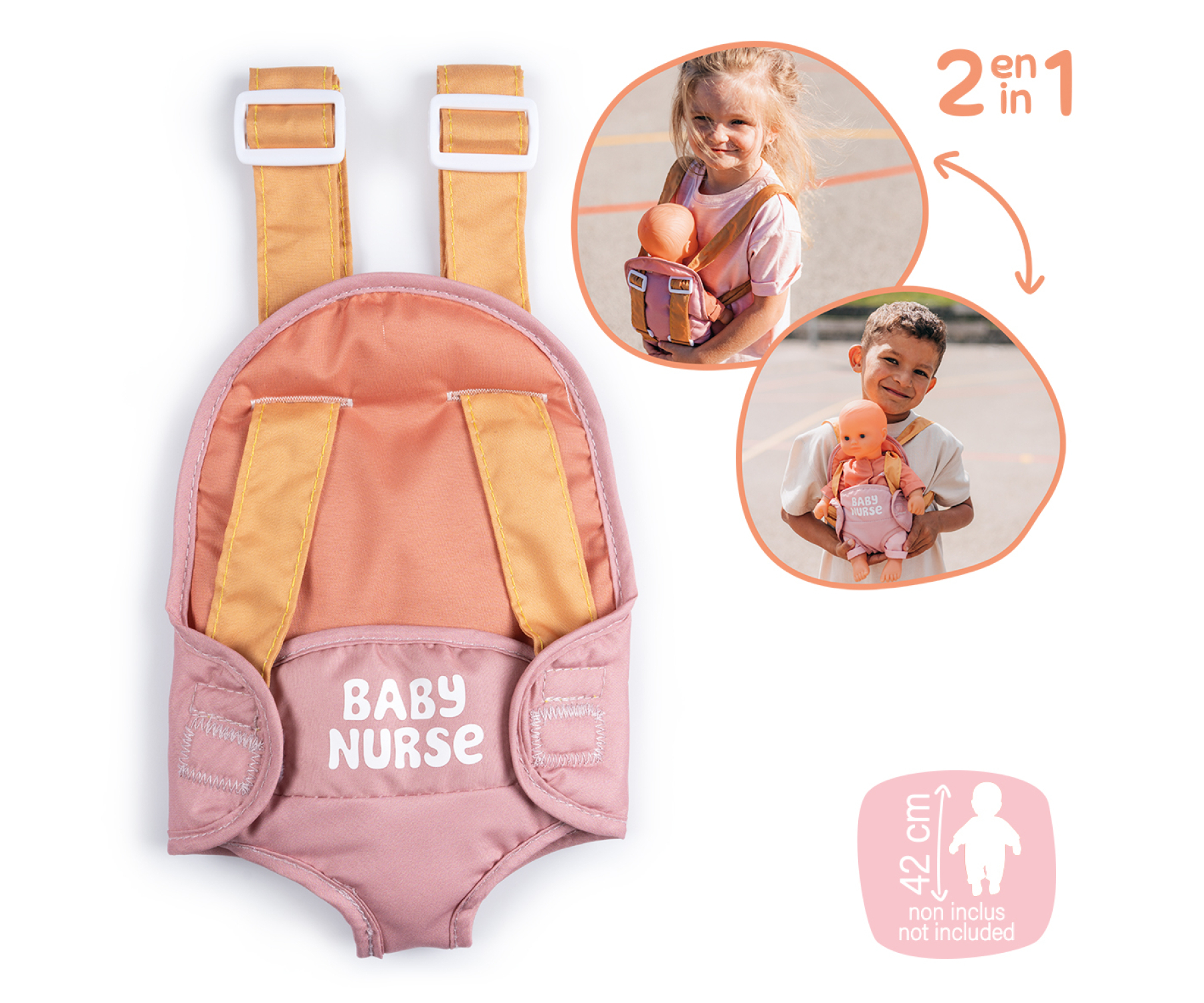 מנשא לבובה של חברת Smoby מצרפת – תמונה 2