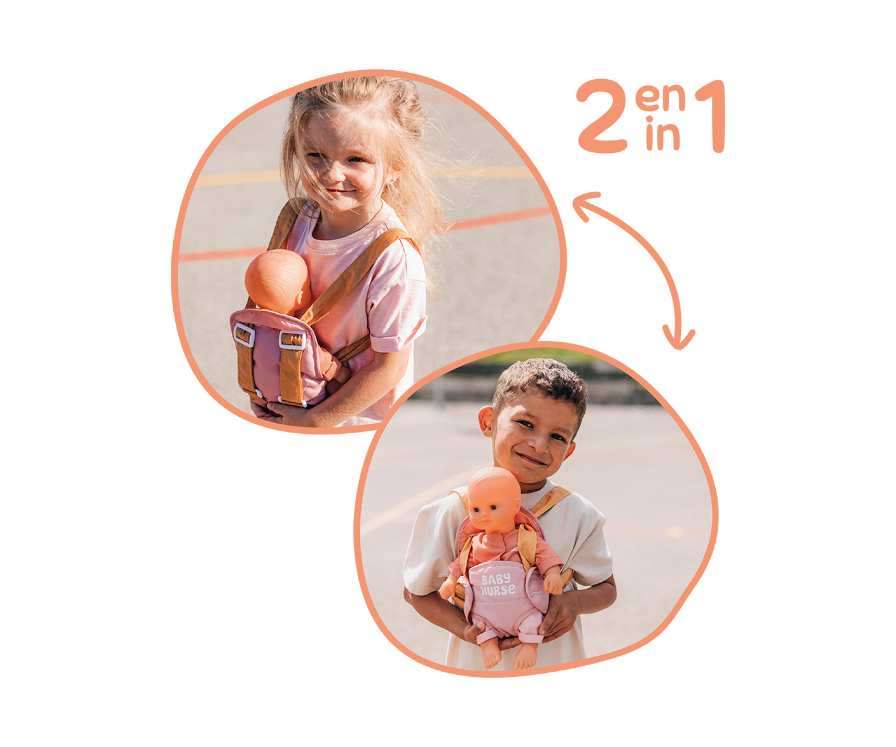 מנשא לבובה של חברת Smoby מצרפת – תמונה 3