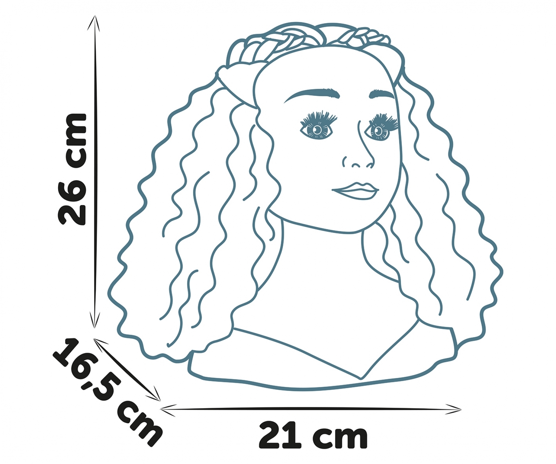 ראש עיצוב שיער דגם Afro Styling של חברת Smoby מצרפת – תמונה 6