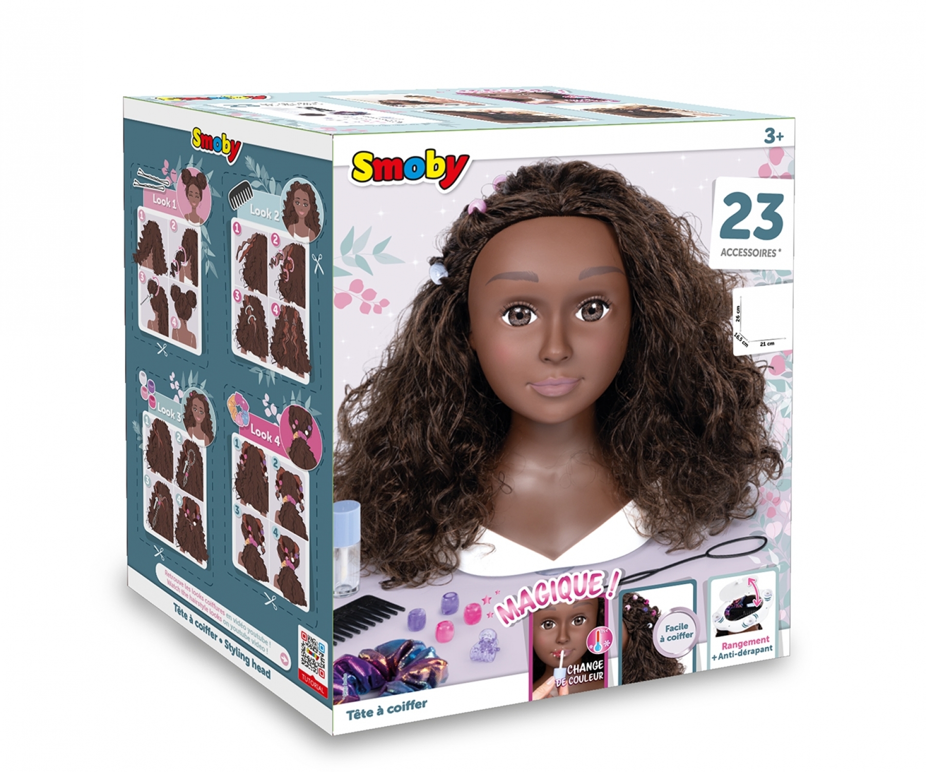 ראש עיצוב שיער דגם Afro Styling של חברת Smoby מצרפת – תמונה 7