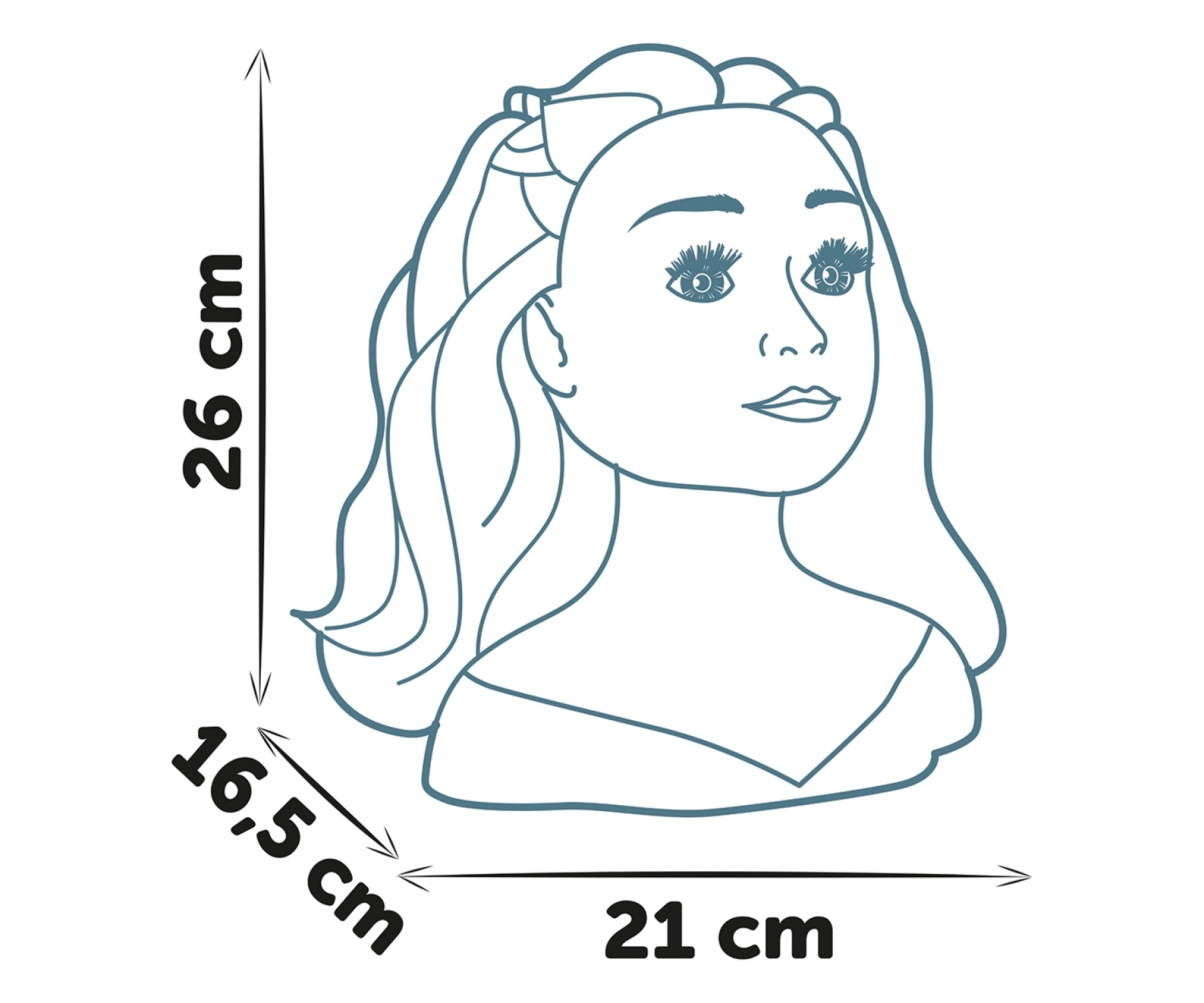 ראש עיצוב שיער דגם Blonde Styling של חברת Smoby מצרפת – תמונה 6