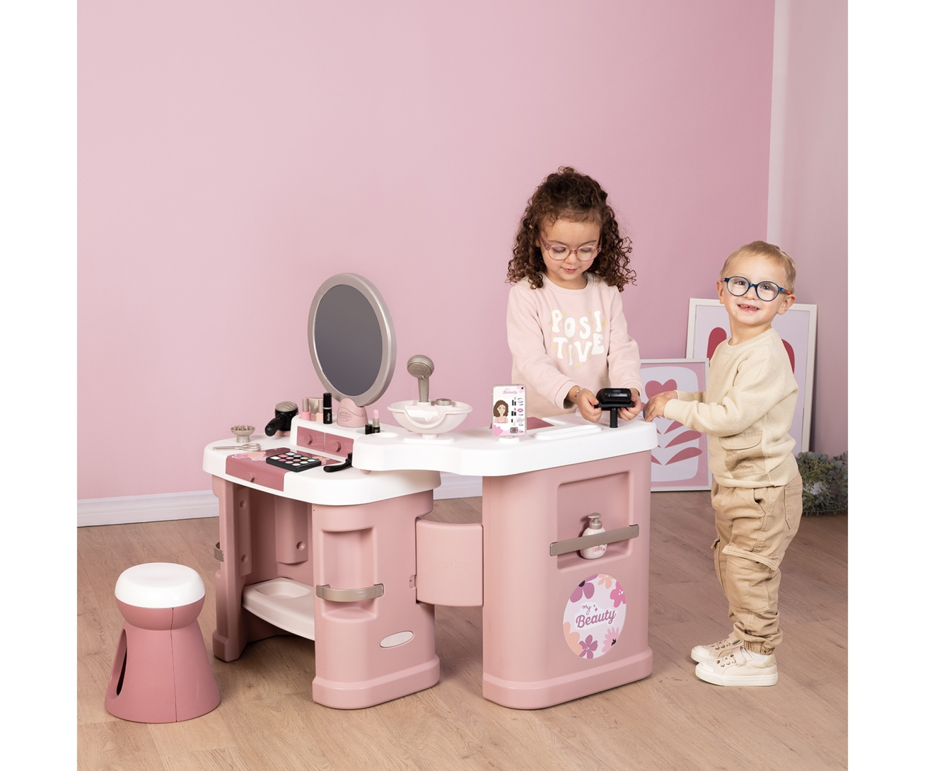 מרכז יופי לילדים שיער דגם Beauty Center של חברת Smoby מצרפת – תמונה 5