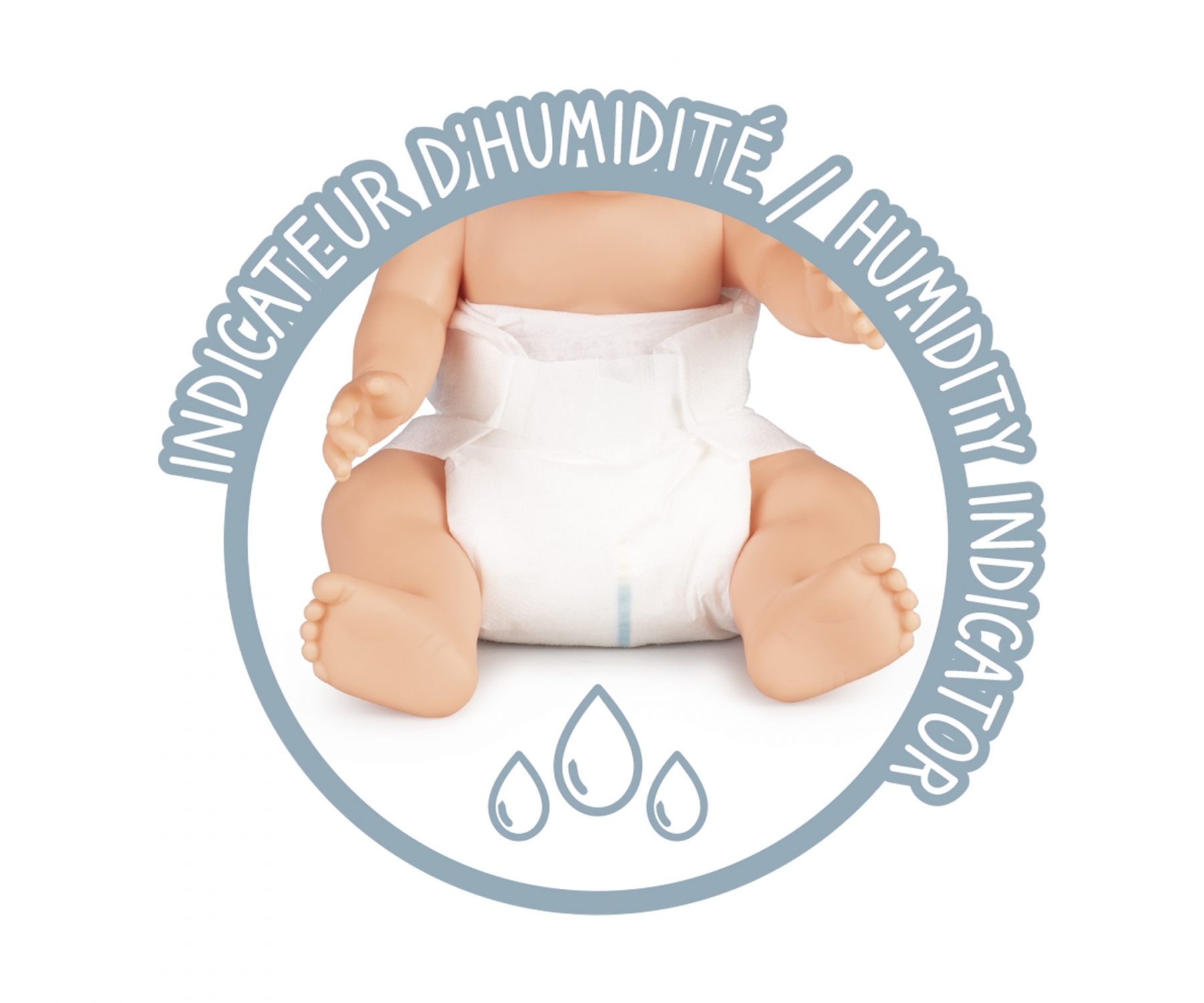 ערכת 4 חיתולים לבובה בעיצוב מציאותי ממש כמו הדבר האמיתי של חברת Smoby מצרפת – תמונה 2