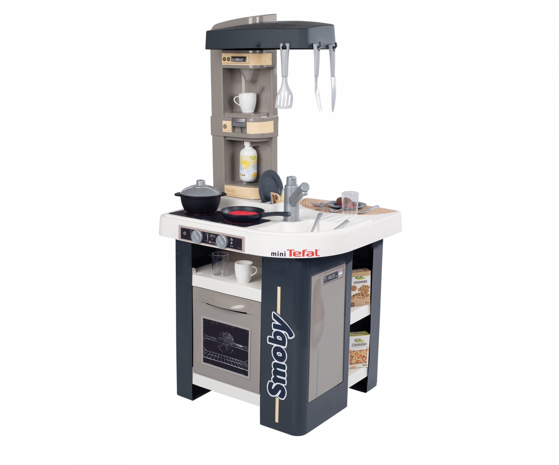 מטבח לילדים כולל פונקציות ואפקטים קוליים של חברת Smoby מצרפת דגם Tefal Studio