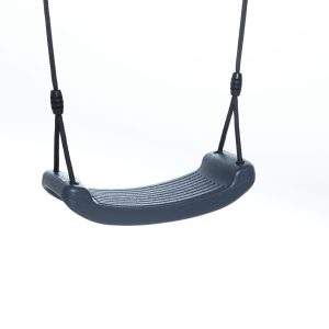 נדנדה לילדים מפלסטיק בצבע אפור גרפיט של חברת Dice מבלגיה