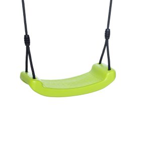 נדנדה לילדים מפלסטיק בצבע ירוק ליים של חברת Dice מבלגיה