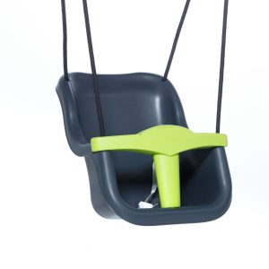 כיסא נדנדה תלויה לתינוק בצבע אפור גרפיט של חברת Dice מבלגיה