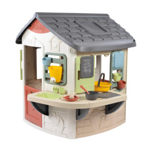 בית לילדים כולל מטבח בוץ דגם Mud Cooking House של חברת Smoby מצרפת